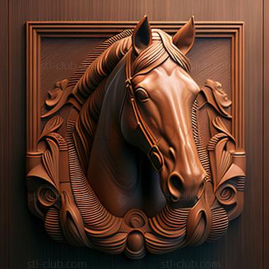 3D model st Idol horse famous animal (STL)